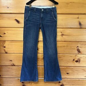 VTG Gap Boyfriend Flare Jeans Womens 27/4 Full Length Stretch